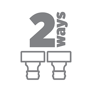 Na ovládanie 2 sekcií