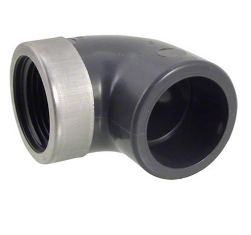 Koleno lepenie/závit+kov.kr. 90° 50x1 1/2" F FIP PN16 /30ks-box