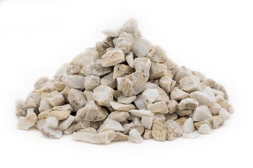 Vápenec žltobiely dekoračná drvina 8 - 16 mm, 25 kg