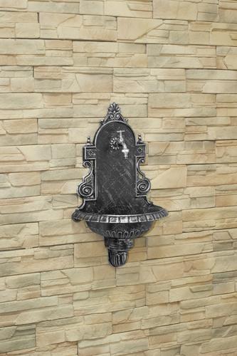 VERONA nástenné umývadlo + kohút 1/2" antické striebro 66 / 39 / 24 cm