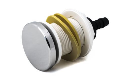 Regulátor vzduchu nerez - prechod stenou , prefabrikát