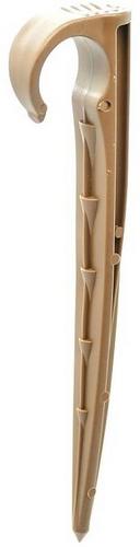 Teco hnedý zemný úchyt pre kvapkovú hadicu - bal 800 ks