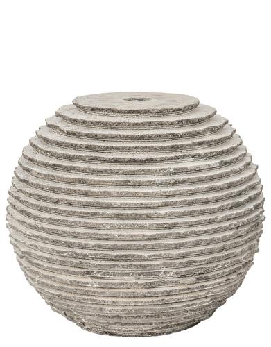 Fontána tmavá guľa s vrúbkami , D 30 cm