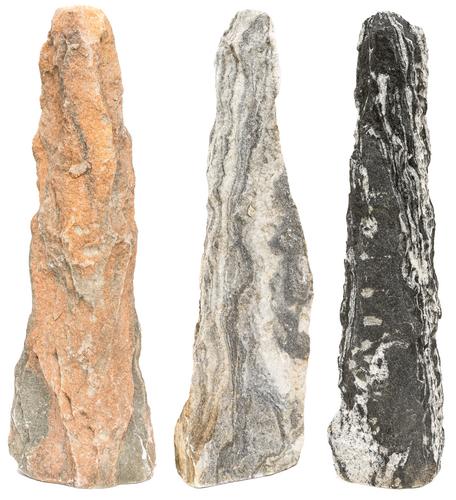 Kamenný stĺp , výška 80 cm , mix farieb