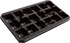 Modiform transportné pláto Eurodan 18 x 9 cm hranaté, s dierami