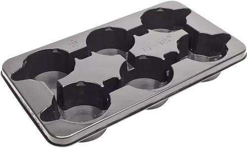 Modiform transportné pláto Eurodan 6 x 15 cm s dierami