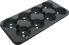 Modiform transportné pláto Normpack 488, 8 x 12 cm s dierami