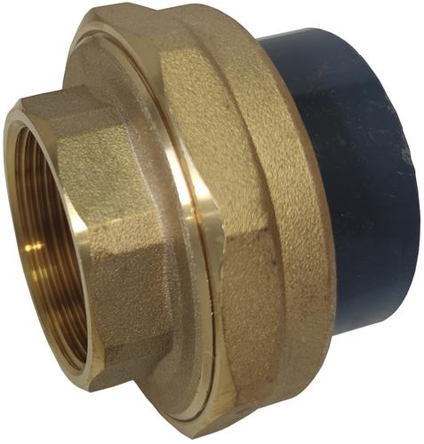 Šróbenie závitové PVC - Mosadz 32 x 1