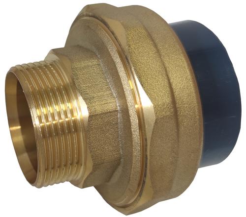 Šróbenie závitové PVC - Mosadz 32 x 1