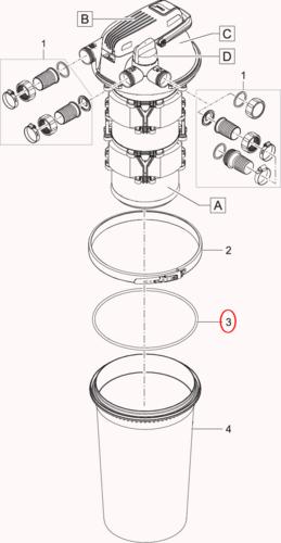 Oase tesnenie veka Filtoclear 5000 - 31000