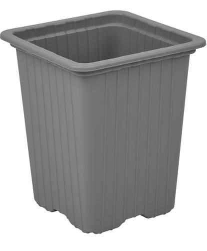 Odľahčený kvetináč sivý, 7 x 7 cm, výška 8 cm