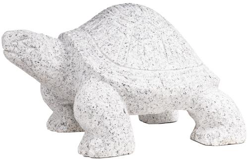 Kamenná soška Korytnačka svetlá, 30 cm