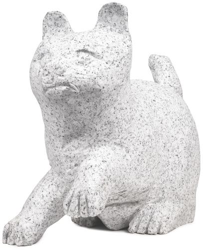 Kamenná soška Ležiaca mačka, 30 cm