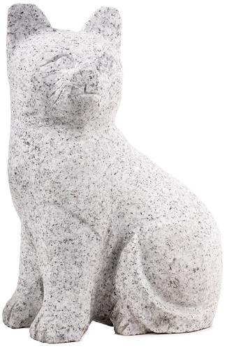 Kamenná soška Sediaca mačka, 45 cm