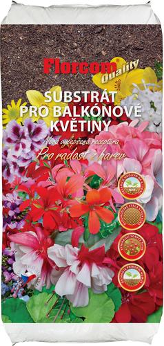 Florcom substrát pre balkónové kvety Quality 50 l