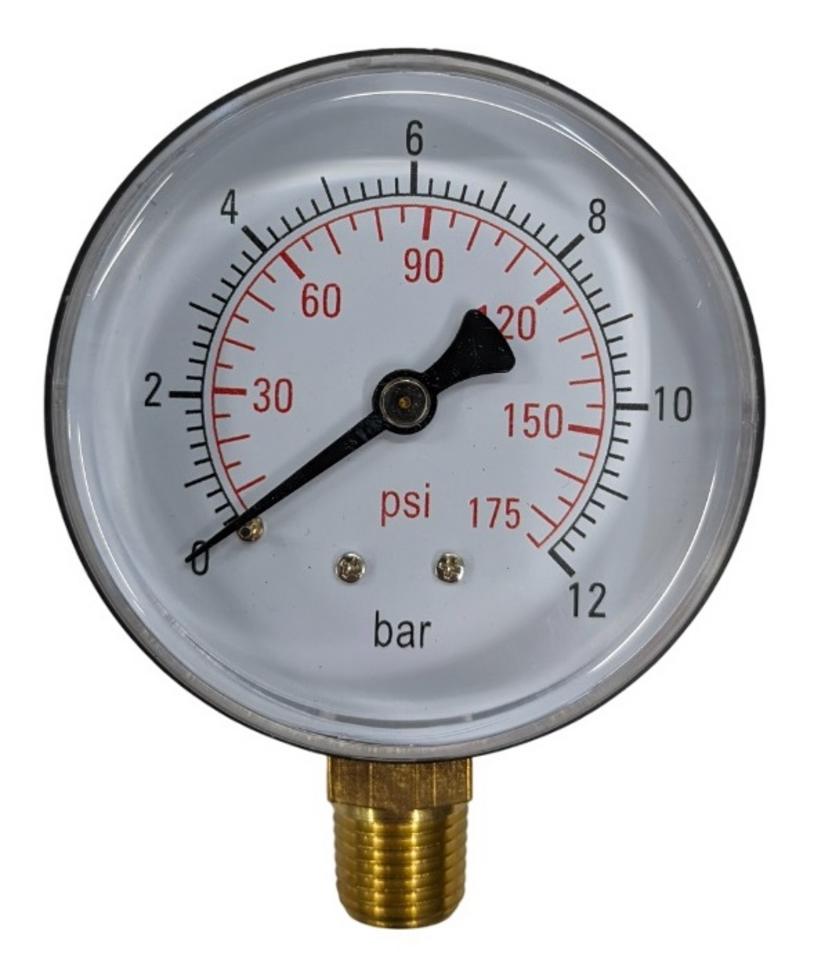 Manometer SPERONI 0-12 Bar, bočný vývod