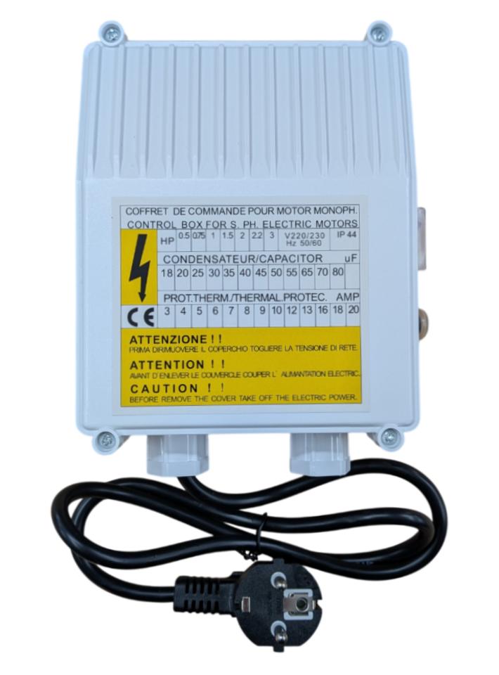 Rozbehová skrinka CN 0,37kW 16uF/4A